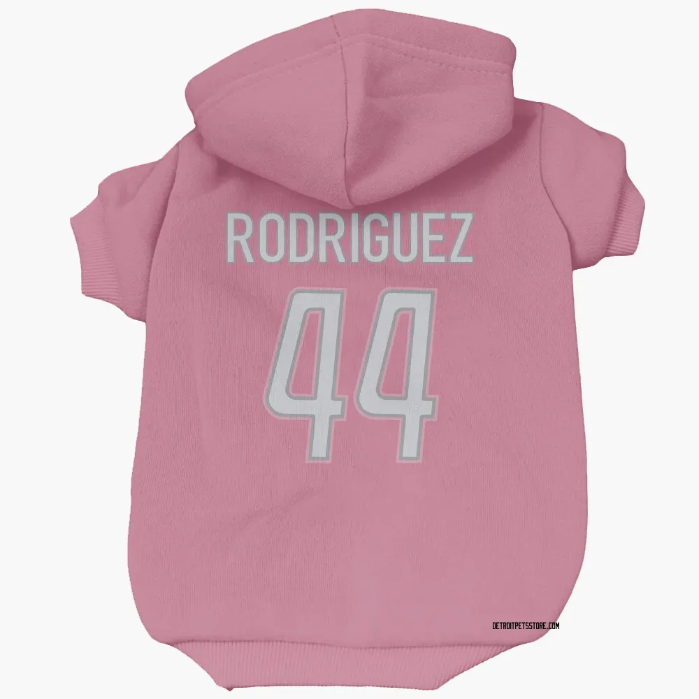 Detroit Lions Malcolm Rodriguez Pink Pet Hoodie for Dog & Cat
