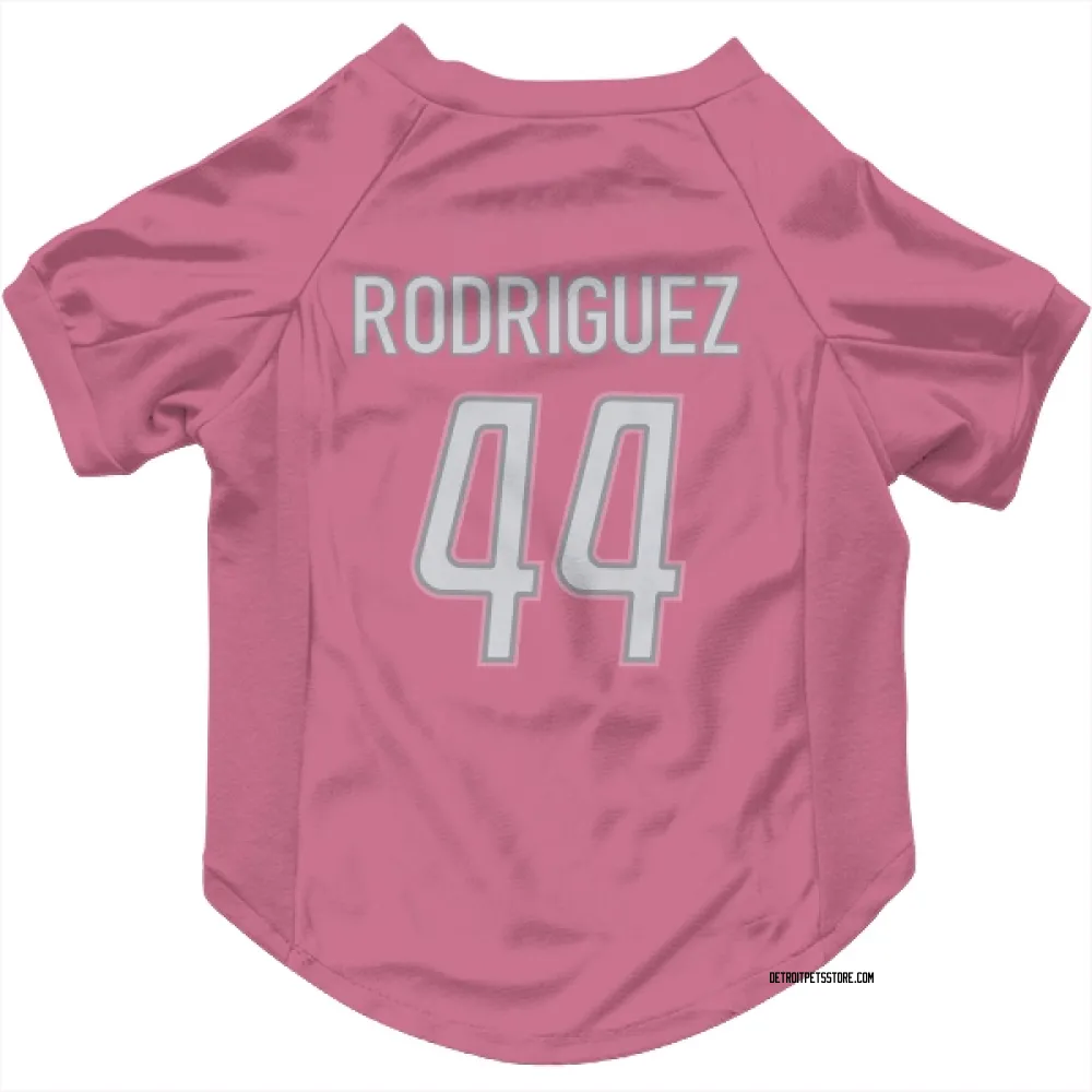Detroit Lions Malcolm Rodriguez Pink Pet Jersey for Dog & Cat
