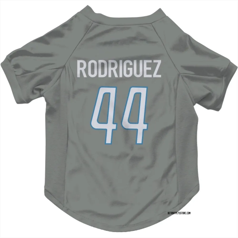 Detroit Lions Malcolm Rodriguez Steel Pet Jersey for Dog & Cat
