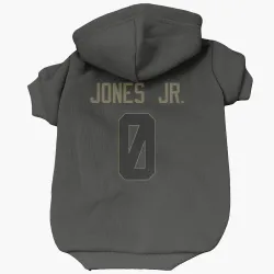 Detroit Lions Marvin Jones Jr. Black Service Pet Hoodie for Dog & Cat