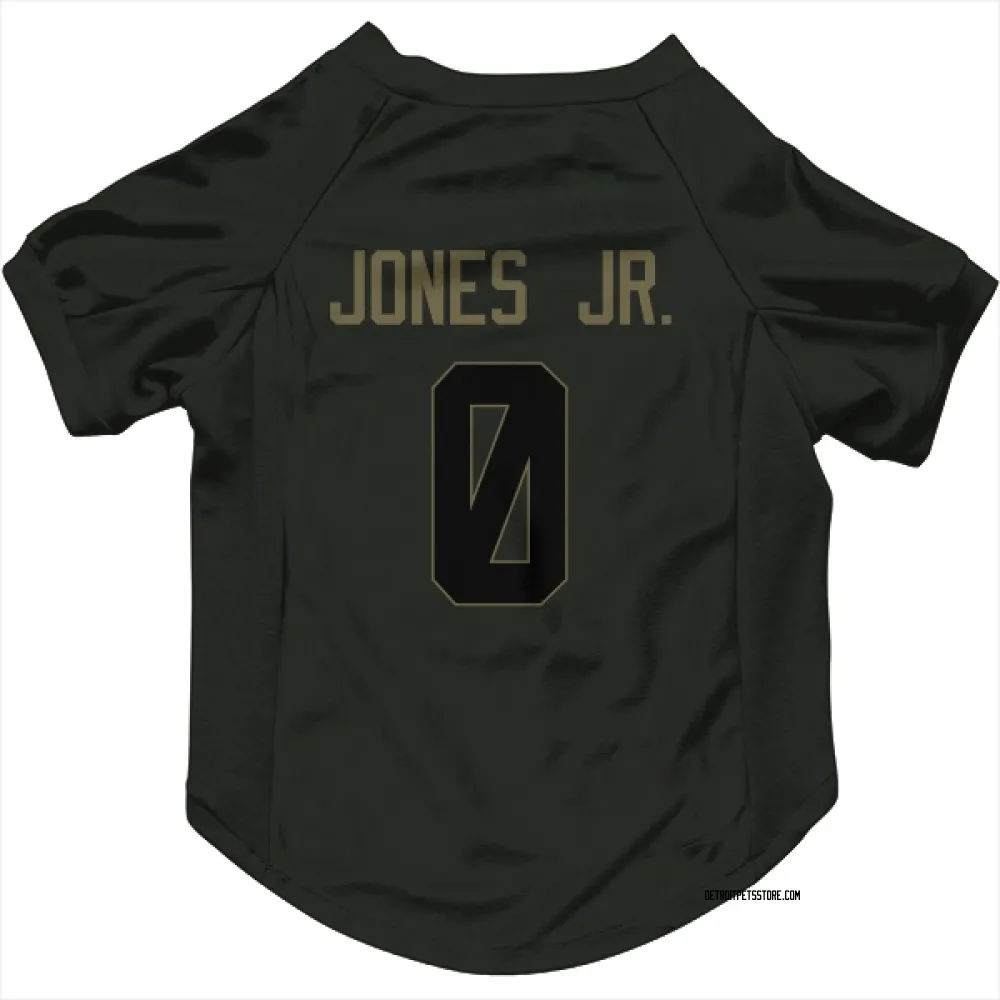 Detroit Lions Marvin Jones Jr. Black Service Pet Jersey for Dog & Cat