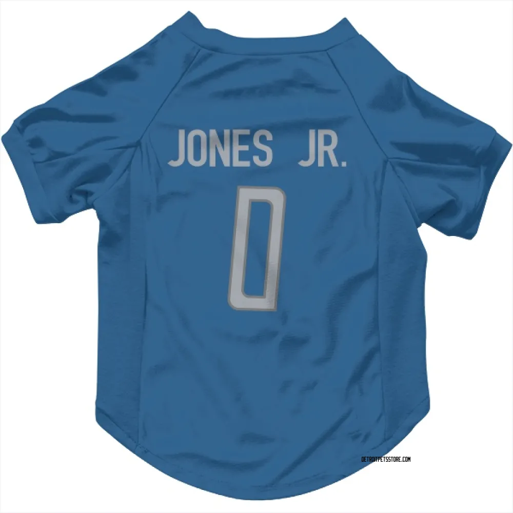 Detroit Lions Marvin Jones Jr. Blue Pet Jersey for Dog & Cat