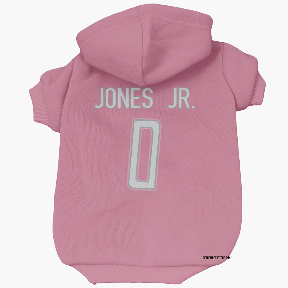 Detroit Lions Marvin Jones Jr. Pink Pet Hoodie for Dog & Cat