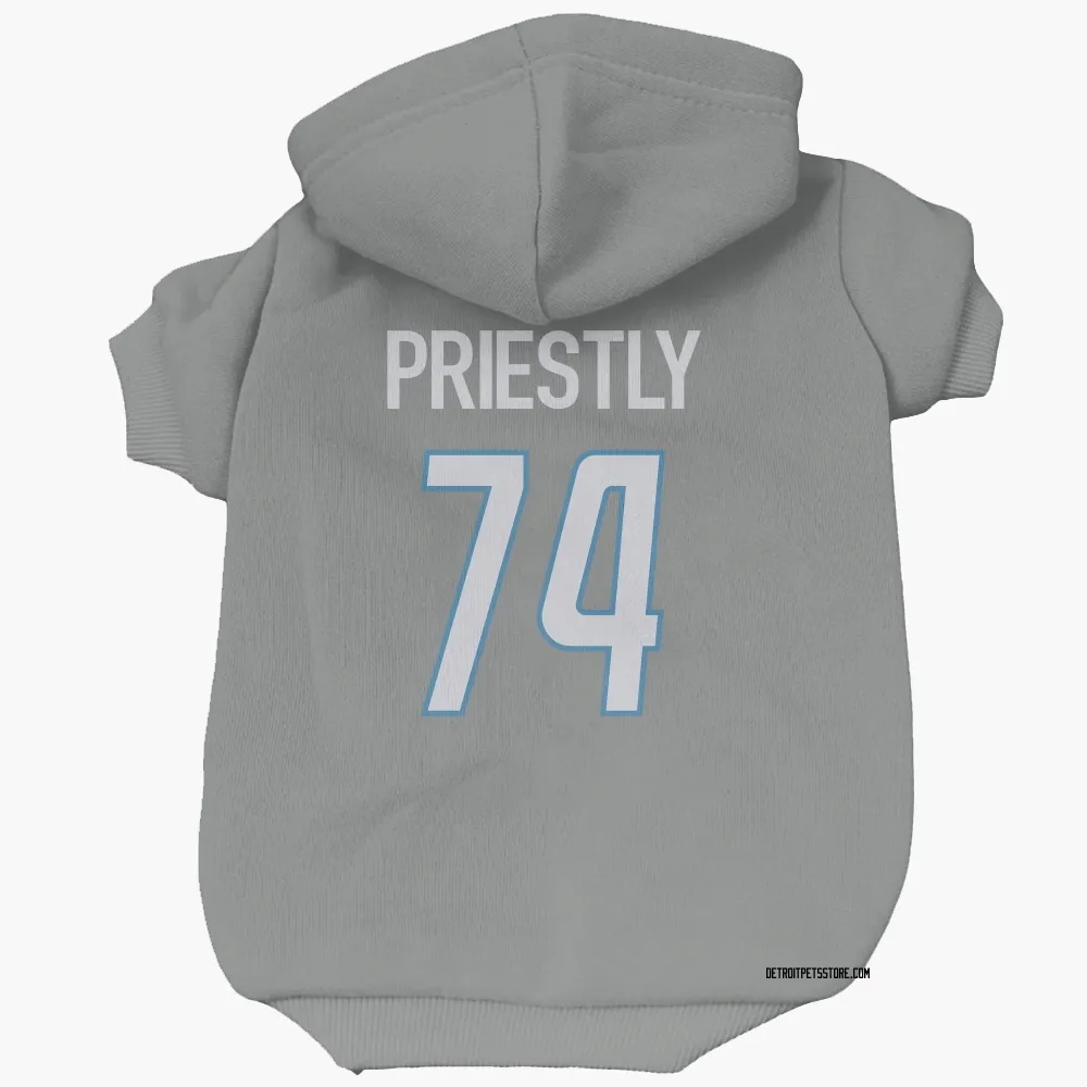 Detroit Lions Melvin Priestly Steel Pet Hoodie for Dog & Cat
