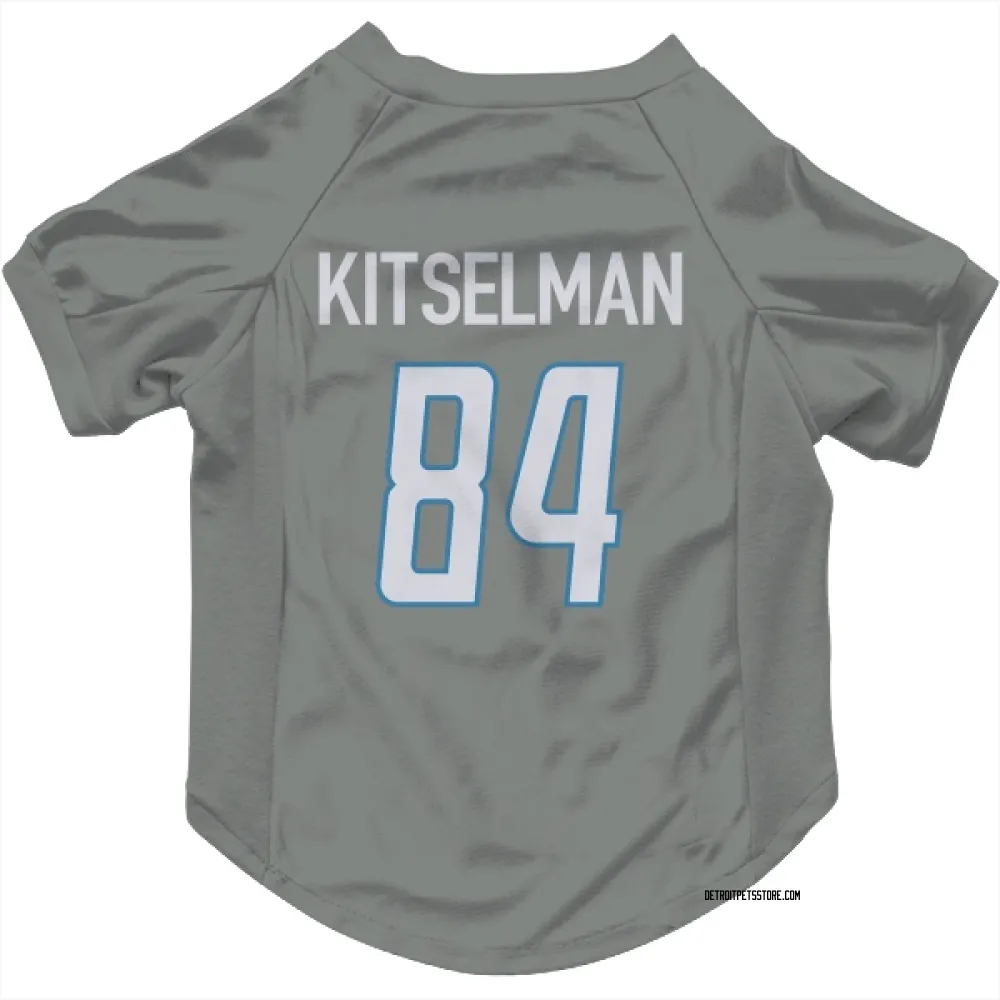 Detroit Lions Miles Kitselman Steel Pet Jersey for Dog & Cat