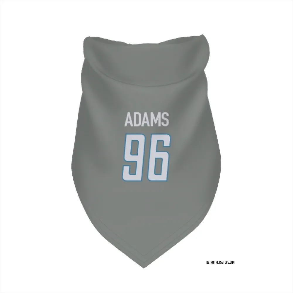 Detroit Lions Myles Adams Steel Pet Bandana for Dog & Cat