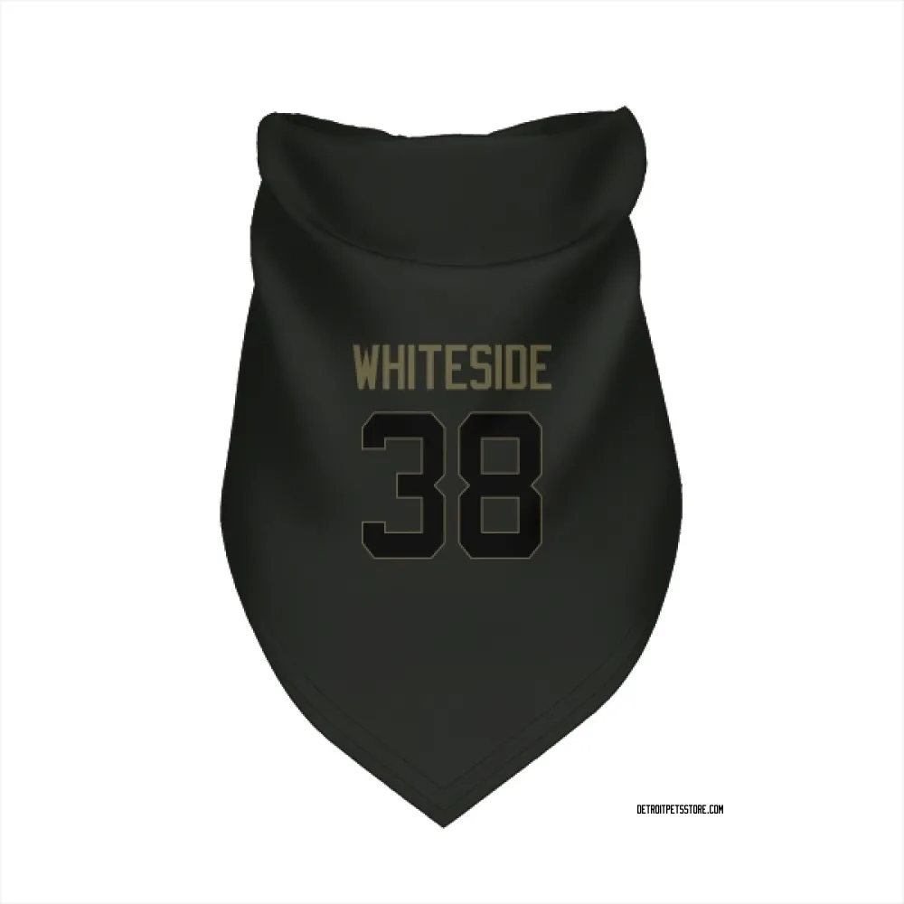 Detroit Lions Nick Whiteside Black Service Pet Bandana for Dog & Cat