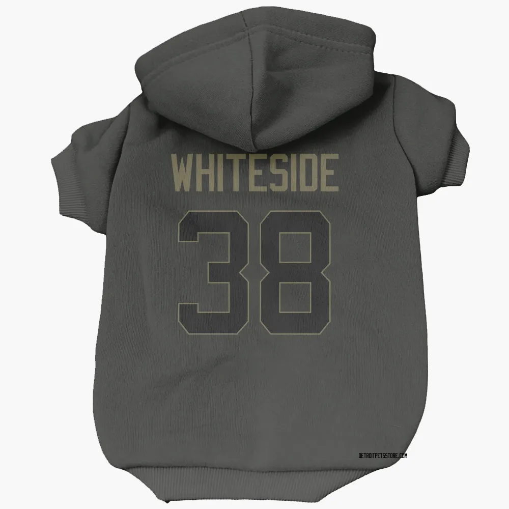 Detroit Lions Nick Whiteside Black Service Pet Hoodie for Dog & Cat
