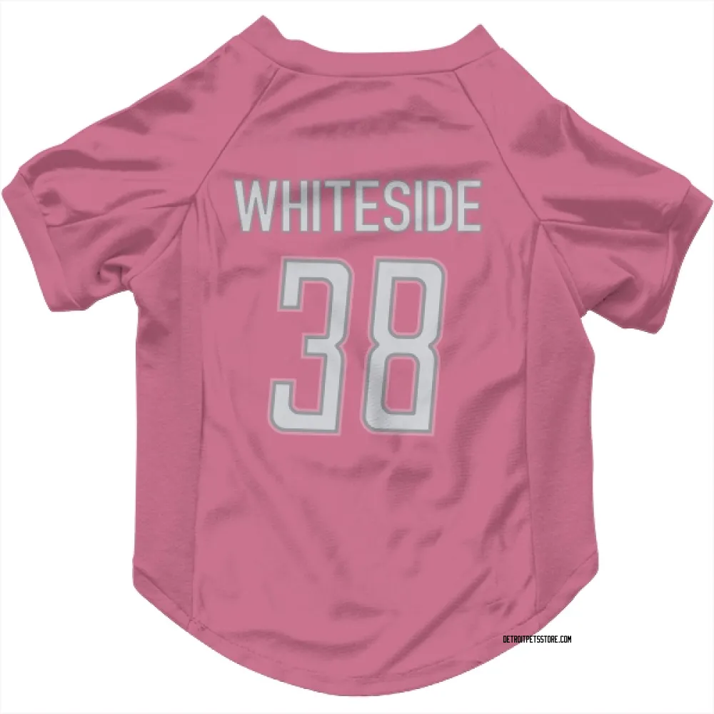 Detroit Lions Nick Whiteside Pink Pet Jersey for Dog & Cat