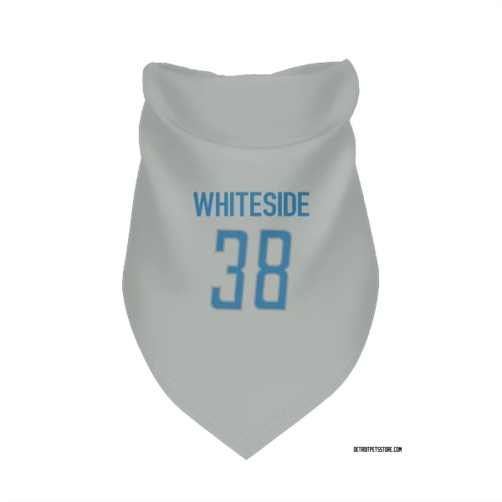 Detroit Lions Nick Whiteside Silver Pet Bandana for Dog & Cat