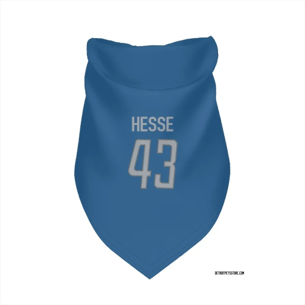 Detroit Lions Parker Hesse Blue Pet Bandana for Dog & Cat
