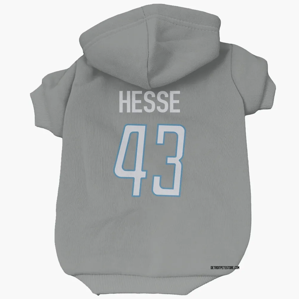 Detroit Lions Parker Hesse Steel Pet Hoodie for Dog & Cat