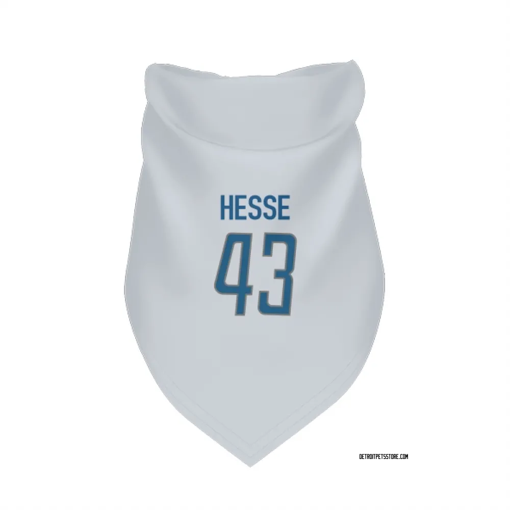 Detroit Lions Parker Hesse White Pet Bandana for Dog & Cat