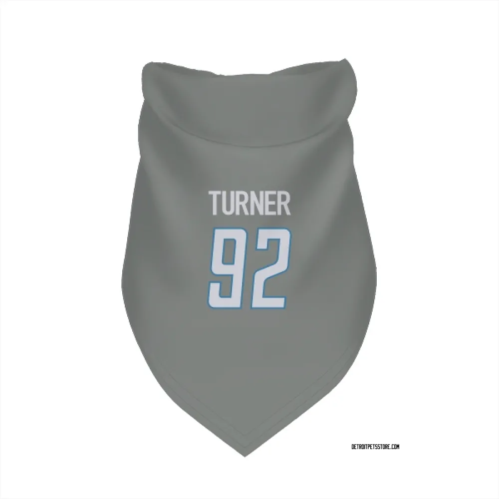 Detroit Lions Payton Turner Steel Pet Bandana for Dog & Cat