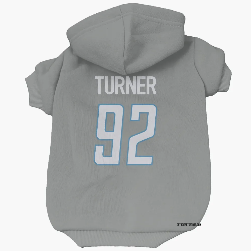 Detroit Lions Payton Turner Steel Pet Hoodie for Dog & Cat