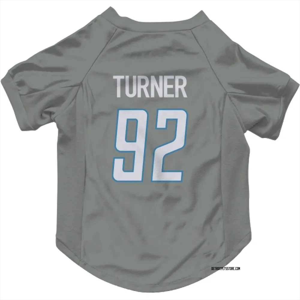 Detroit Lions Payton Turner Steel Pet Jersey for Dog & Cat