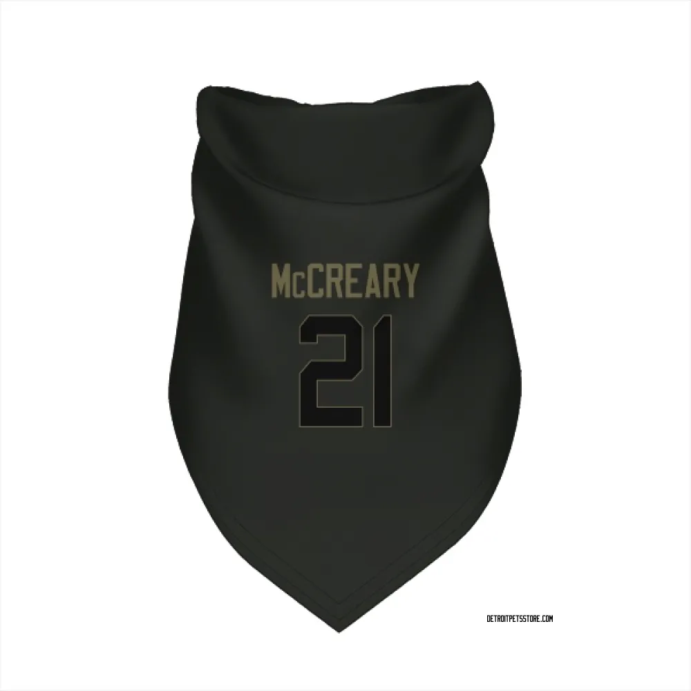 Detroit Lions Roger McCreary Black Service Pet Bandana for Dog & Cat