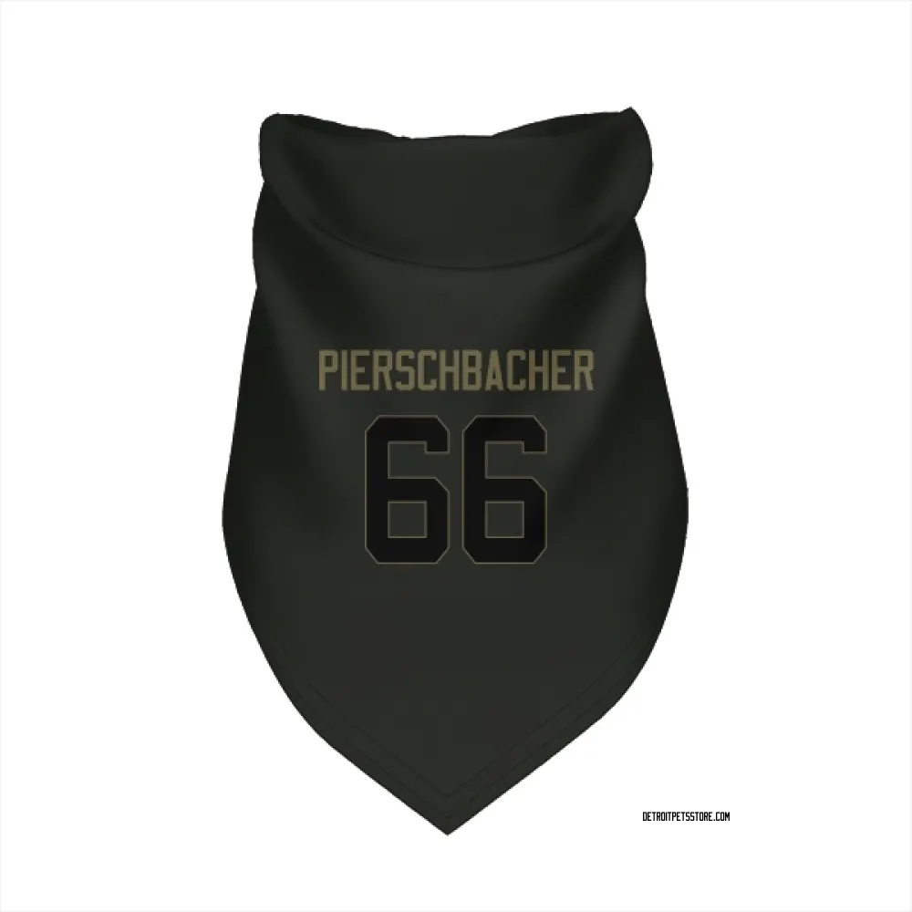 Detroit Lions Ross Pierschbacher Black Service Pet Bandana for Dog & Cat