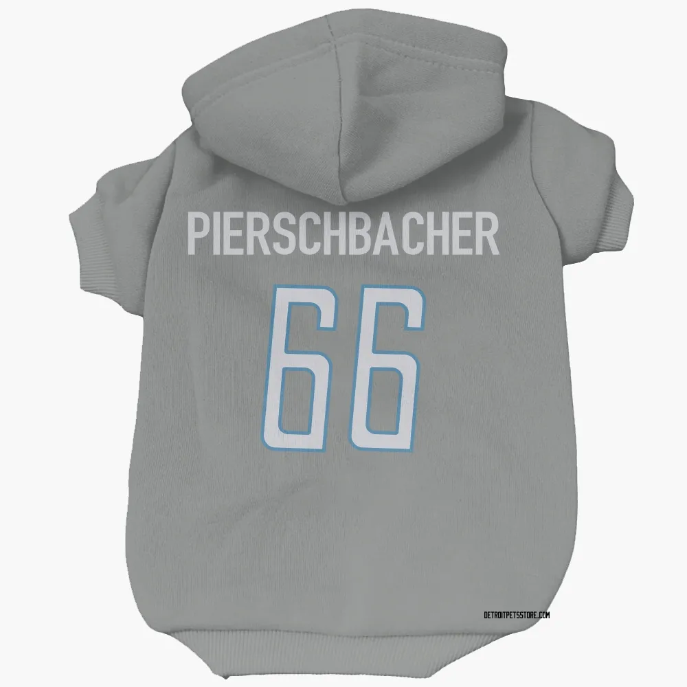 Detroit Lions Ross Pierschbacher Steel Pet Hoodie for Dog & Cat