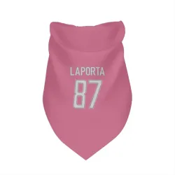 Detroit Lions Sam LaPorta Pink Pet Bandana for Dog & Cat