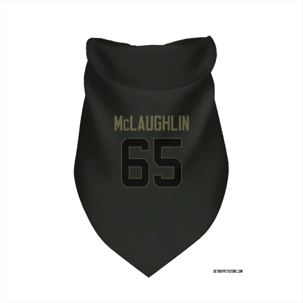 Detroit Lions Seth McLaughlin Black Service Pet Bandana for Dog & Cat