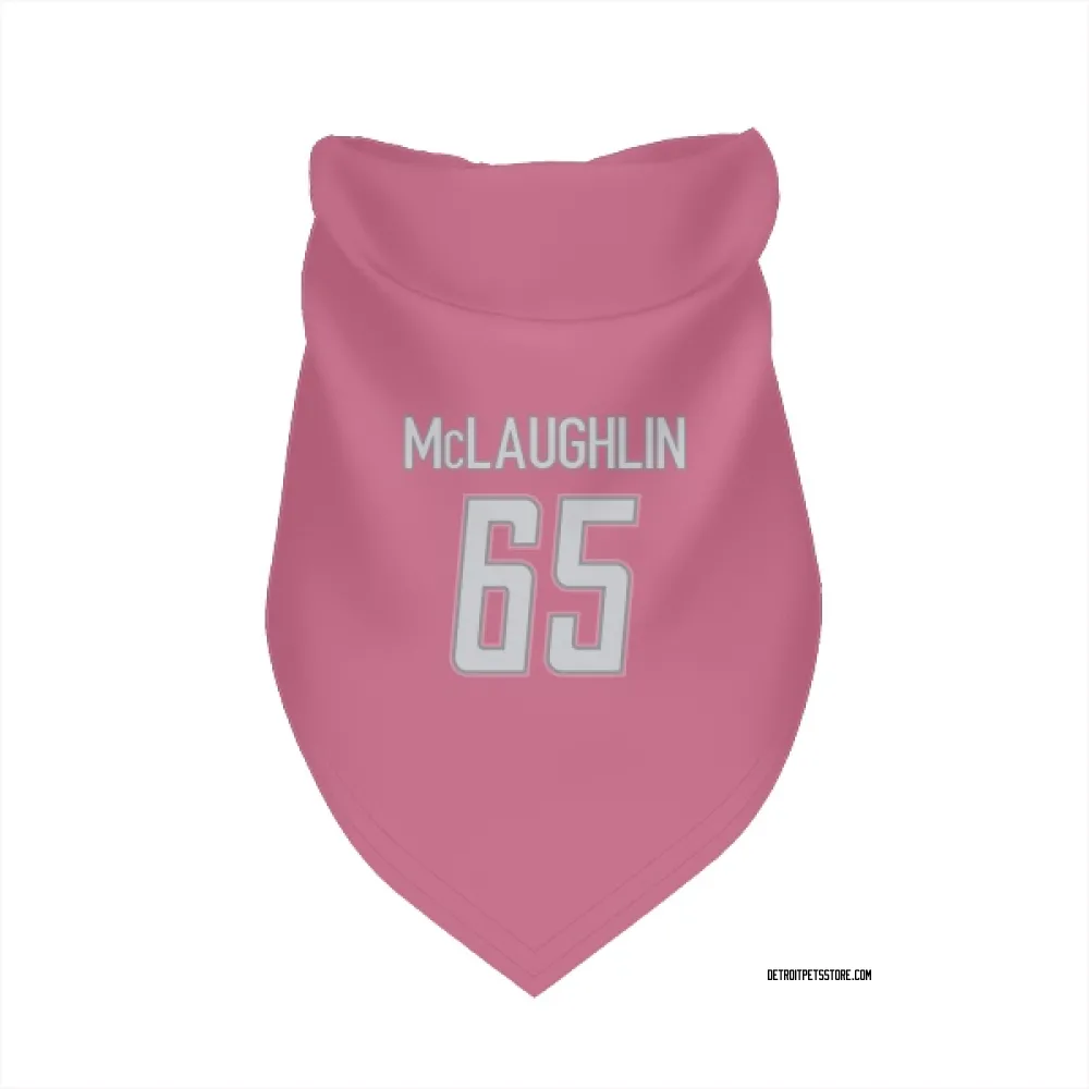 Detroit Lions Seth McLaughlin Pink Pet Bandana for Dog & Cat
