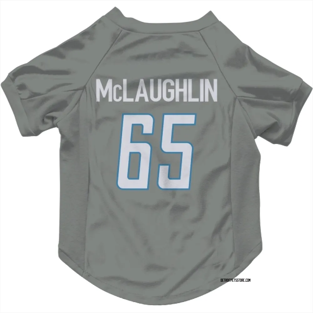 Detroit Lions Seth McLaughlin Steel Pet Jersey for Dog & Cat