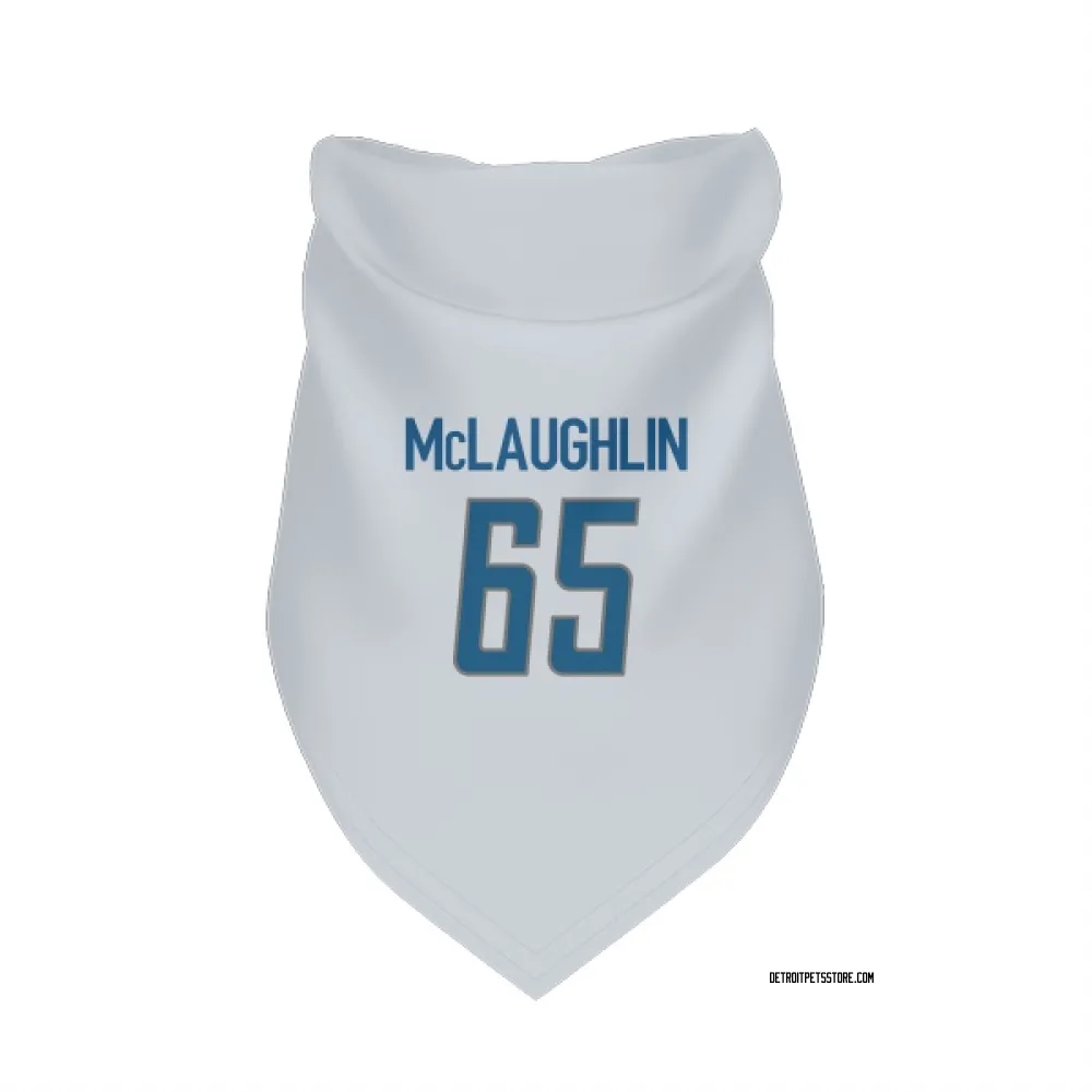 Detroit Lions Seth McLaughlin White Pet Bandana for Dog & Cat
