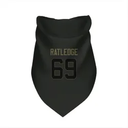 Detroit Lions Tate Ratledge Black Service Pet Bandana for Dog & Cat