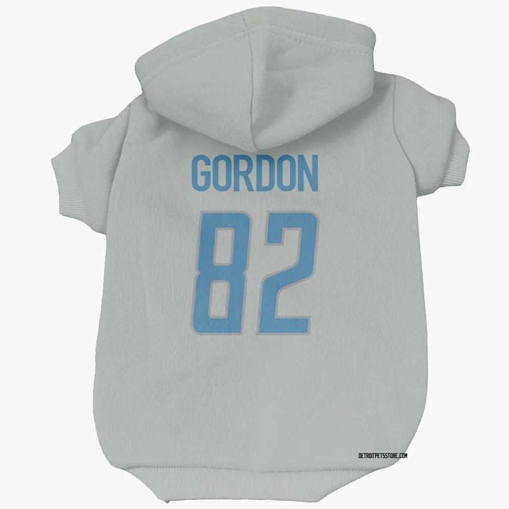 Detroit Lions Thomas Gordon Silver Pet Hoodie for Dog & Cat