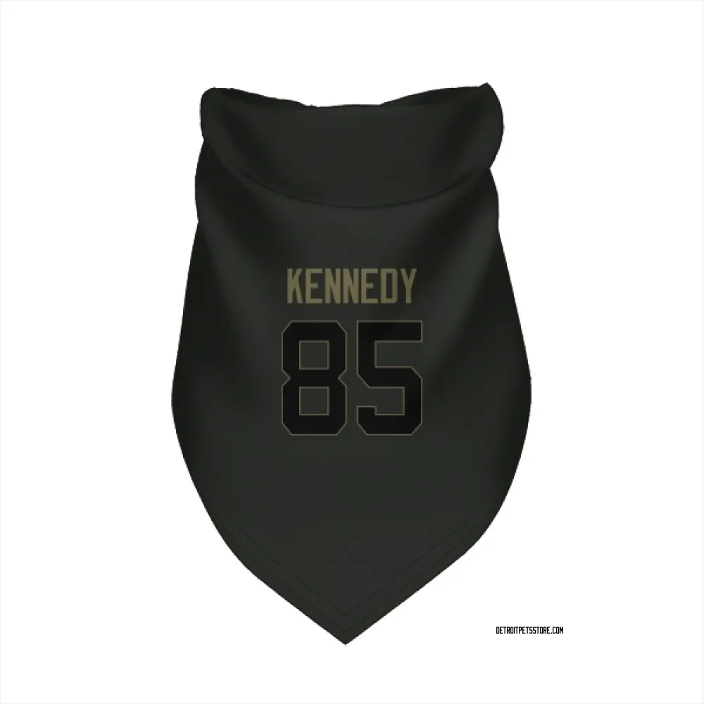 Detroit Lions Tom Kennedy Black Service Pet Bandana for Dog & Cat