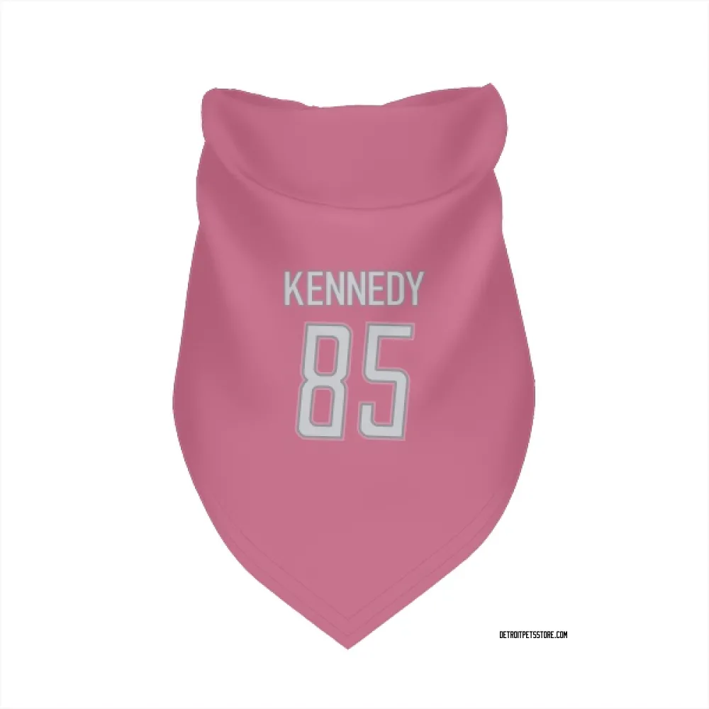 Detroit Lions Tom Kennedy Pink Pet Bandana for Dog & Cat
