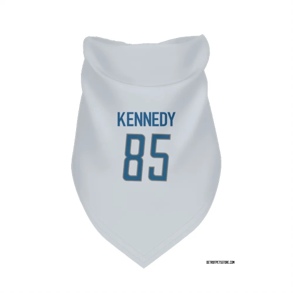 Detroit Lions Tom Kennedy White Pet Bandana for Dog & Cat