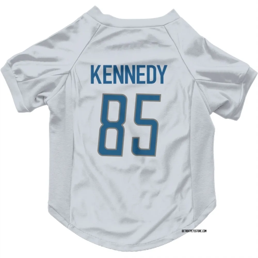 Detroit Lions Tom Kennedy White Pet Jersey for Dog & Cat