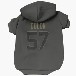 Detroit Lions Trystan Colon Black Service Pet Hoodie for Dog & Cat