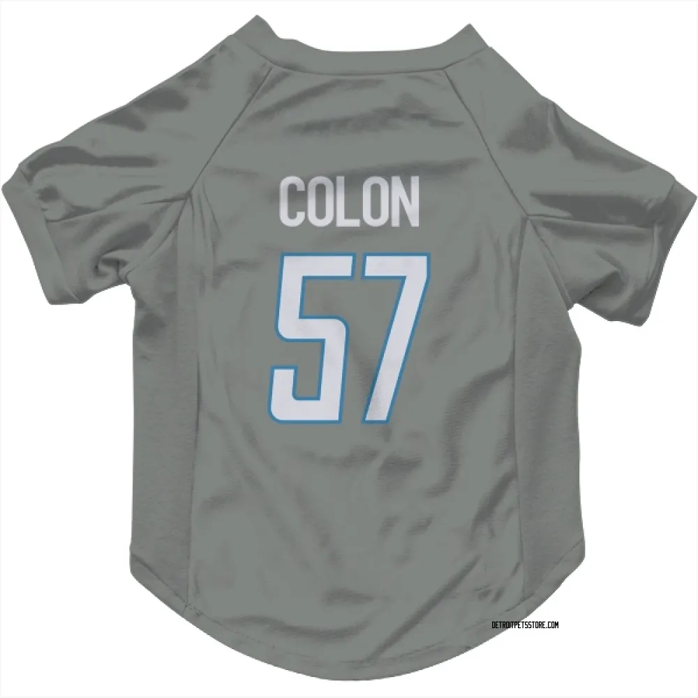 Detroit Lions Trystan Colon Steel Pet Jersey for Dog & Cat