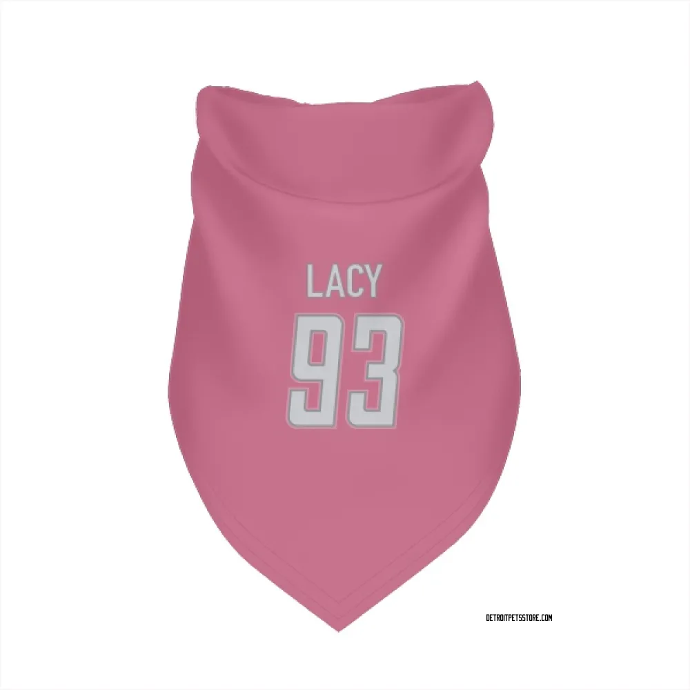 Detroit Lions Tyler Lacy Pink Pet Bandana for Dog & Cat