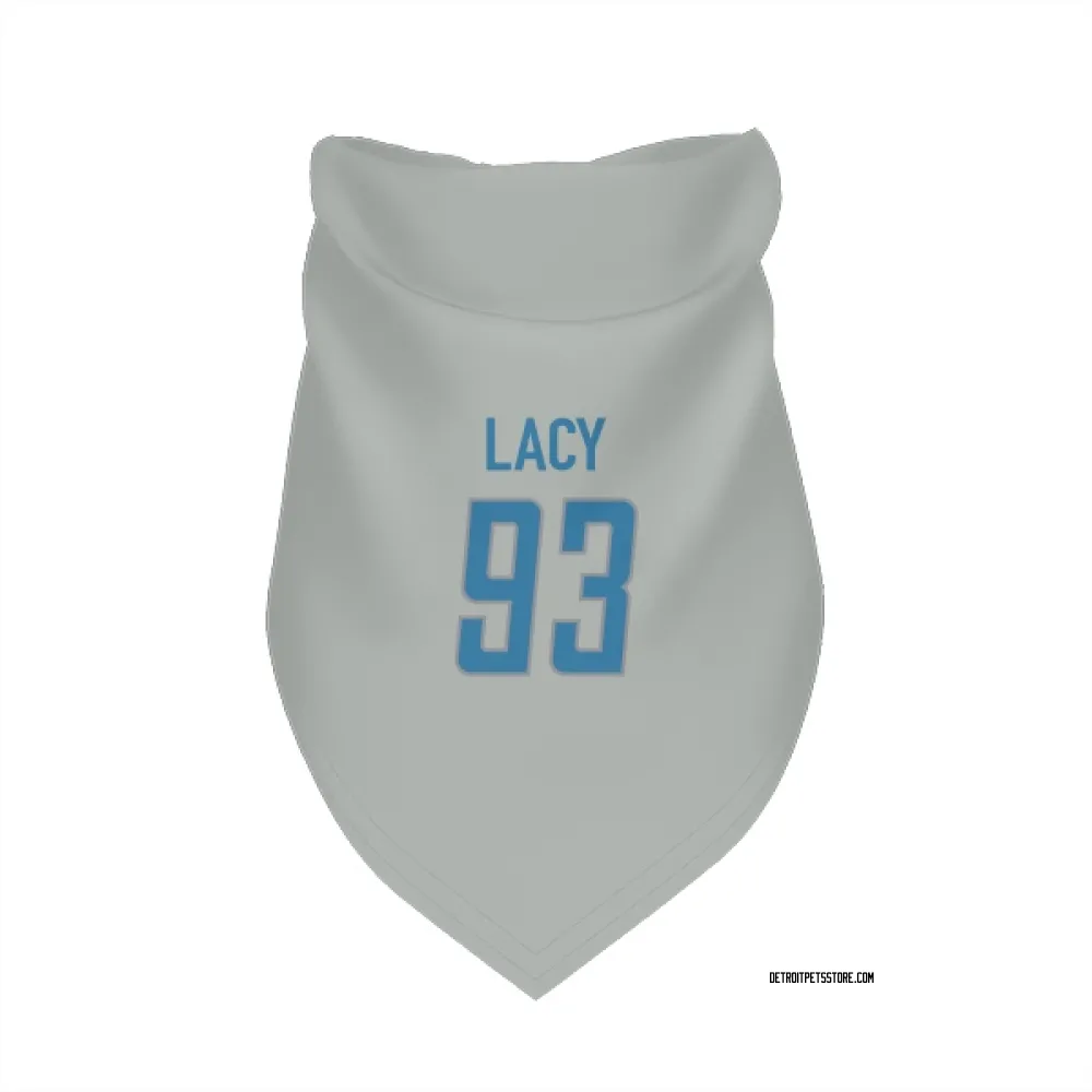 Detroit Lions Tyler Lacy Silver Pet Bandana for Dog & Cat