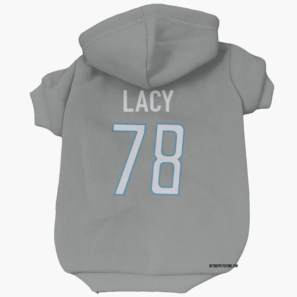 Detroit Lions Tyler Lacy Steel Pet Hoodie for Dog & Cat