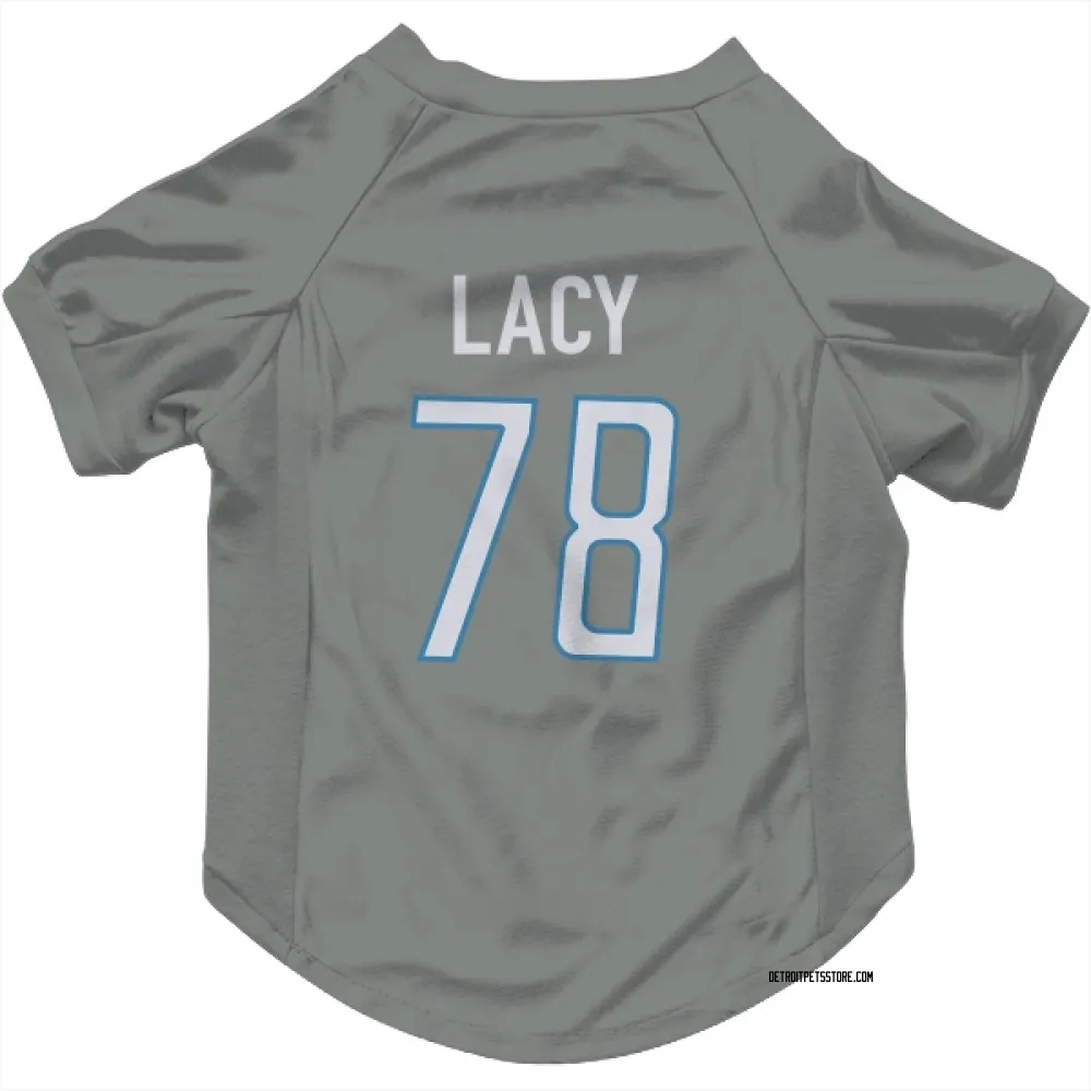 Detroit Lions Tyler Lacy Steel Pet Jersey for Dog & Cat