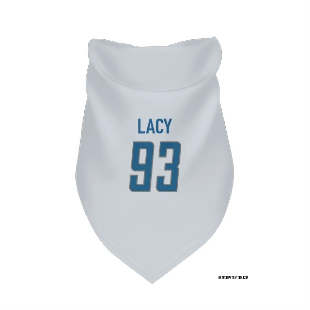 Detroit Lions Tyler Lacy White Pet Bandana for Dog & Cat